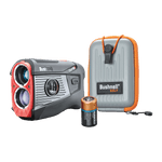 Bushnell Golf Tour V5 Shift laser rangefinder product photo of what's in the box.